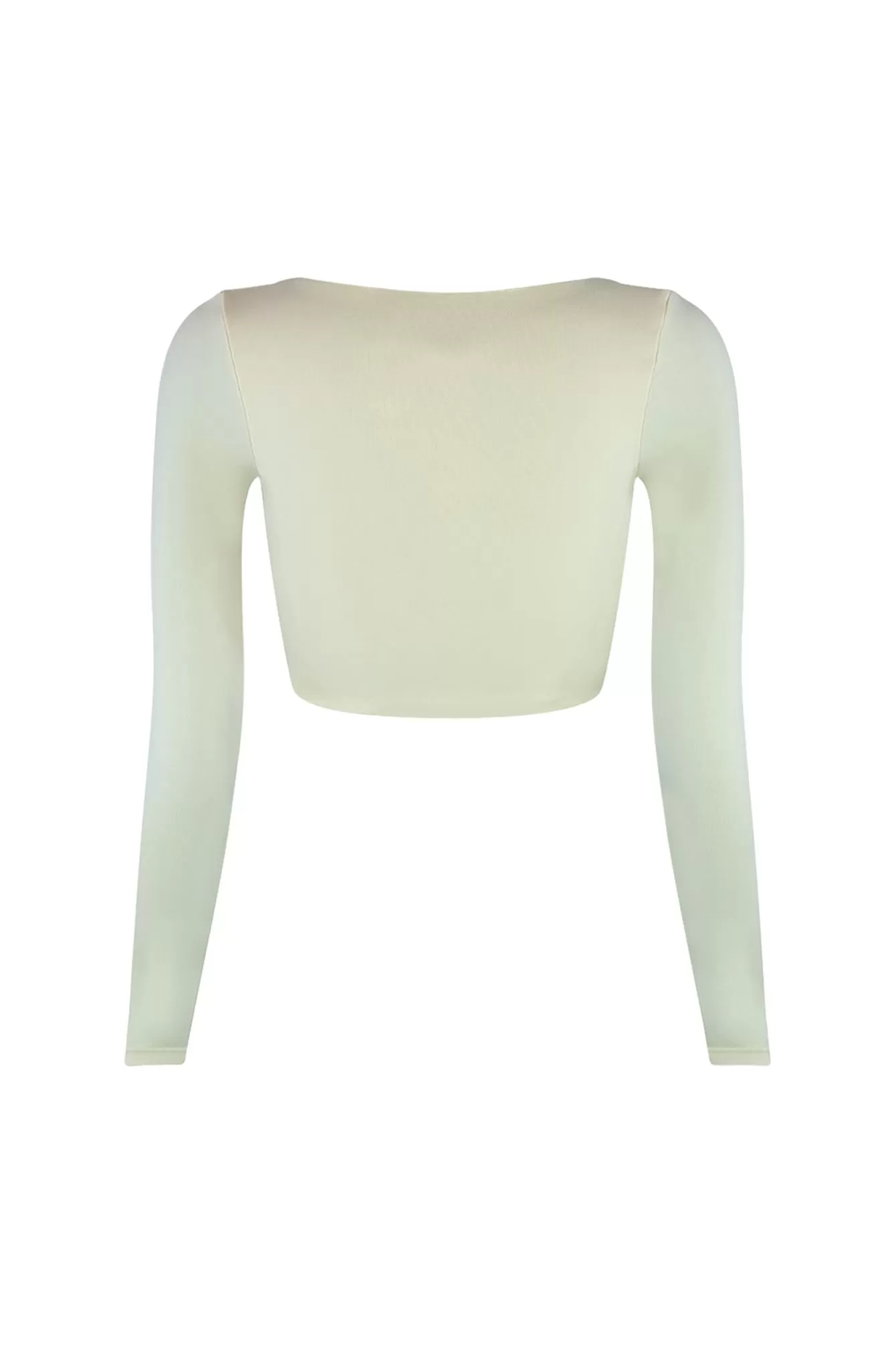 Essential Long Sleeve Basic Crop Top