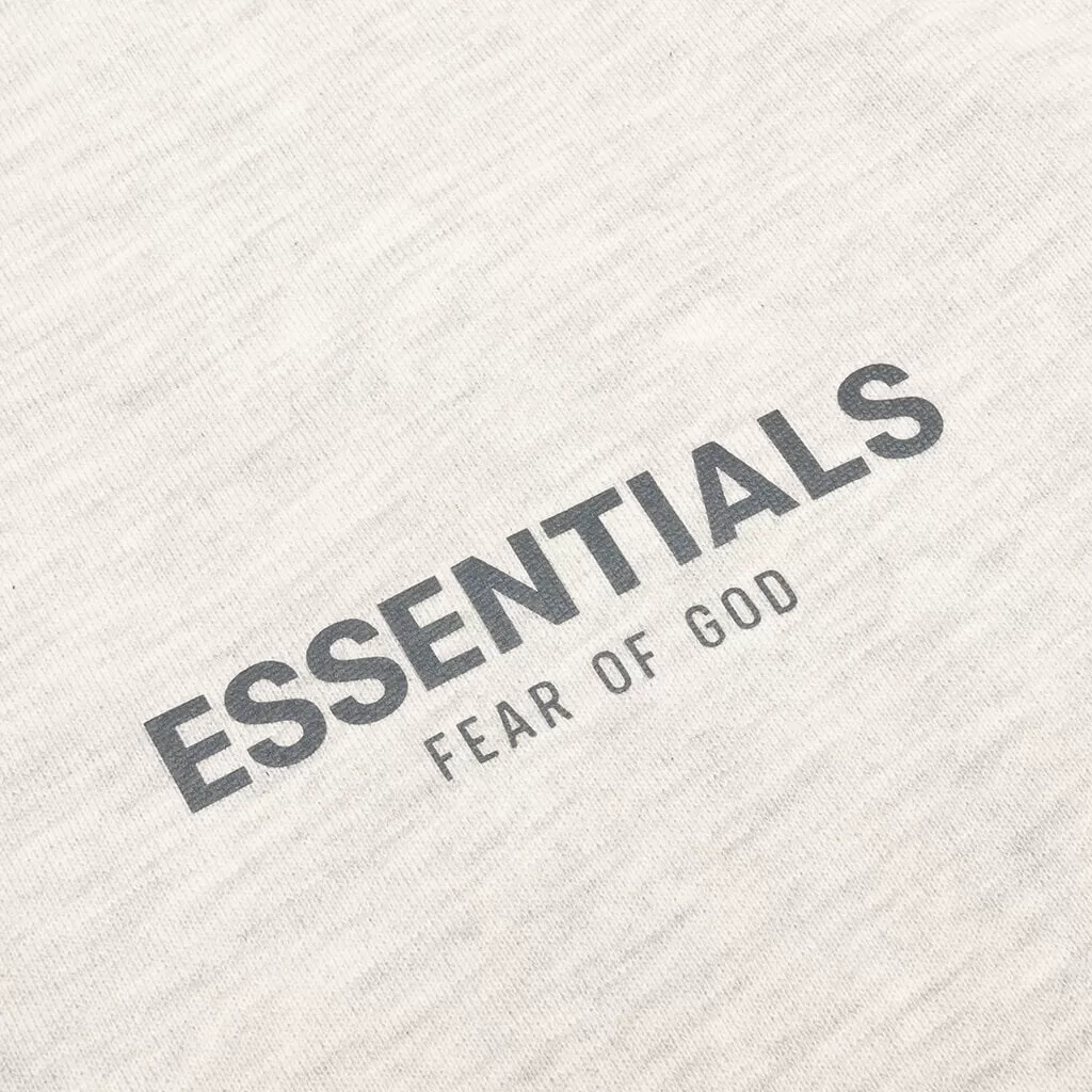 Essentials L/S Polo - Light Heather Oatmeal