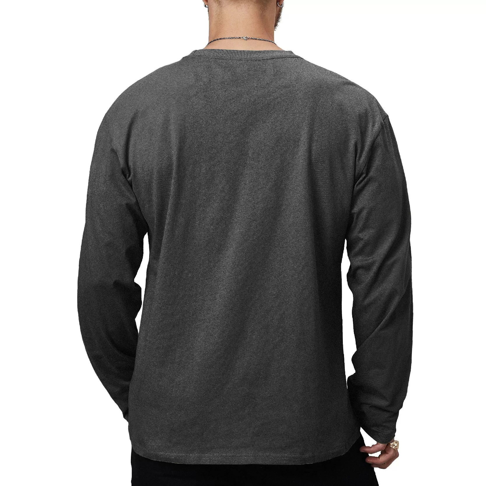 ESSENTIALS POCKET GRAPHIC LONG SLEEVE T-SHIRT