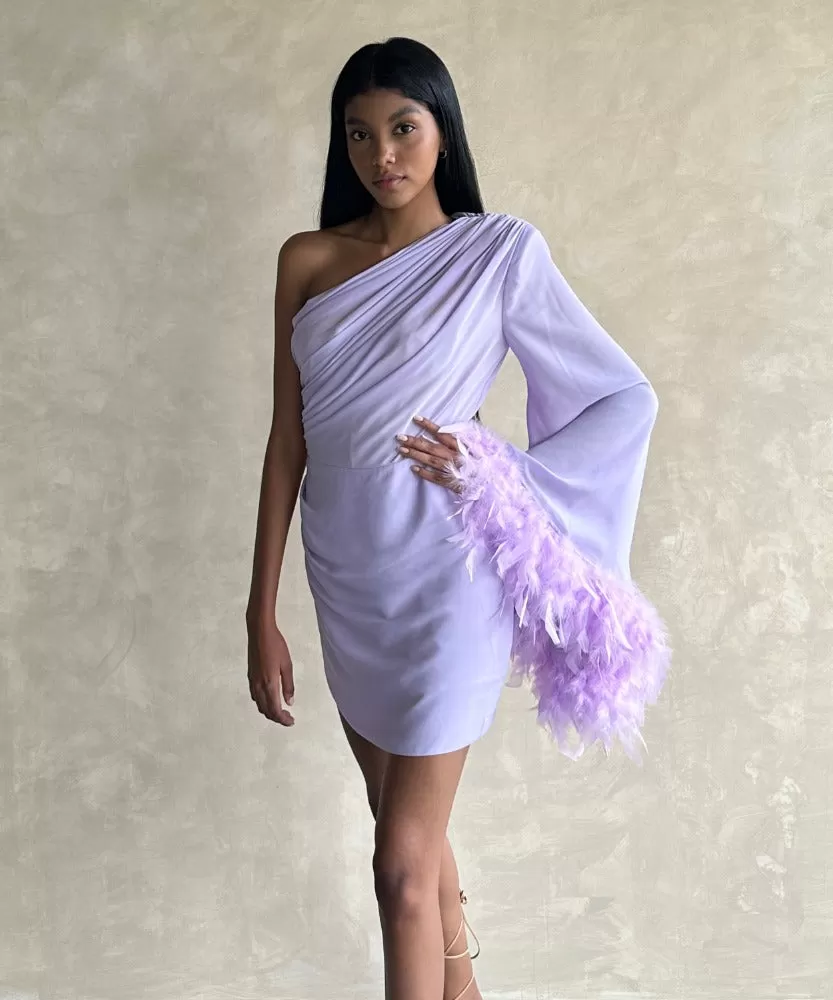 Fire Lilac Mini Dress