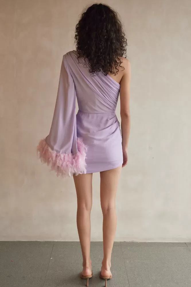 Fire Lilac Mini Dress