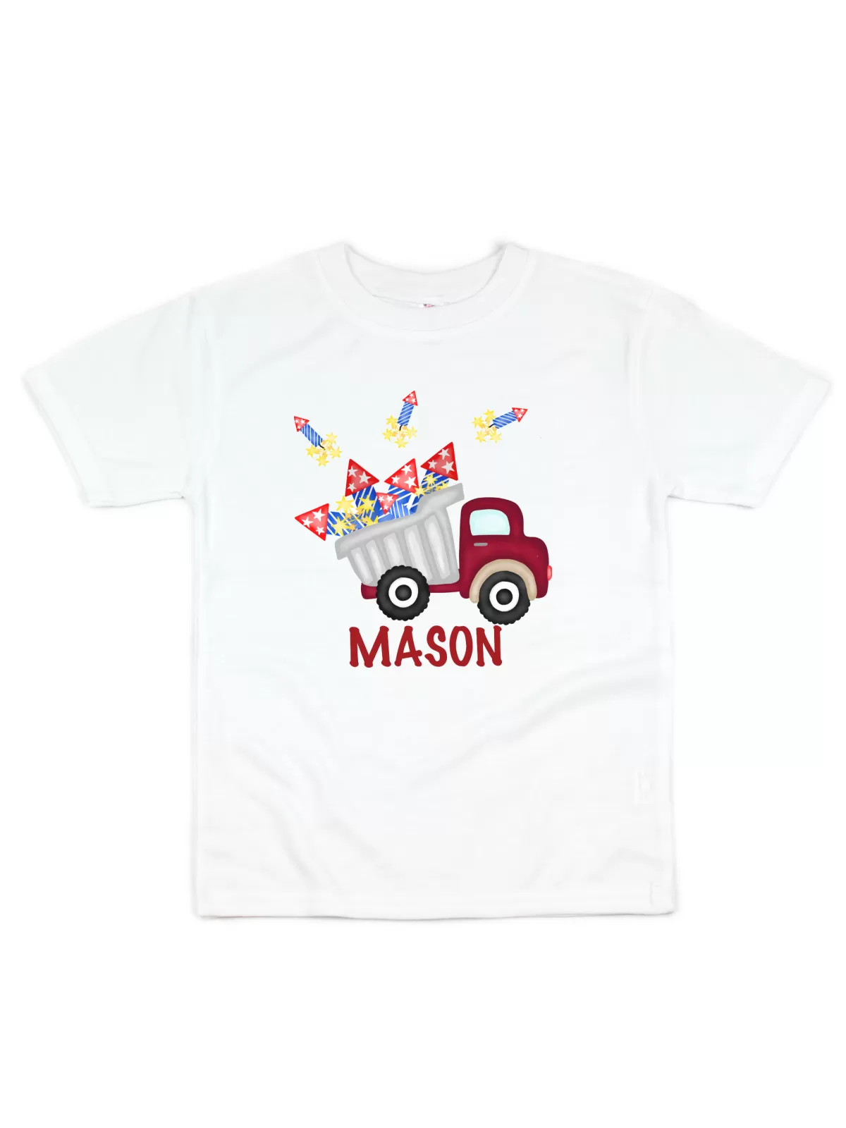 Fireworks Truck Kids Tee   Bodysuit