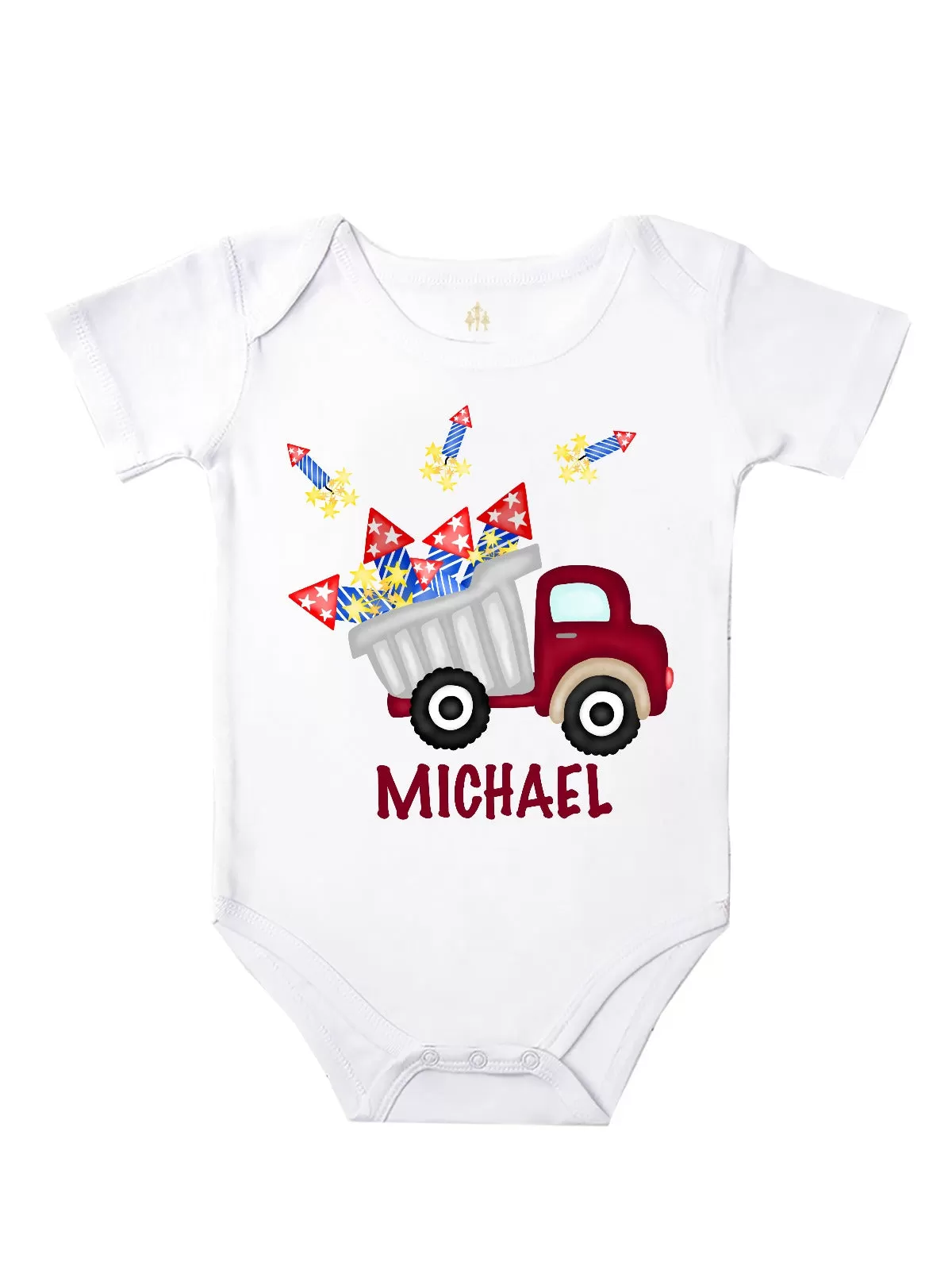 Fireworks Truck Kids Tee   Bodysuit