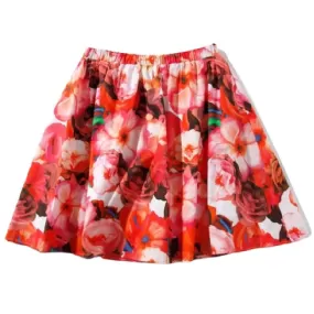 Flower Print Skirt