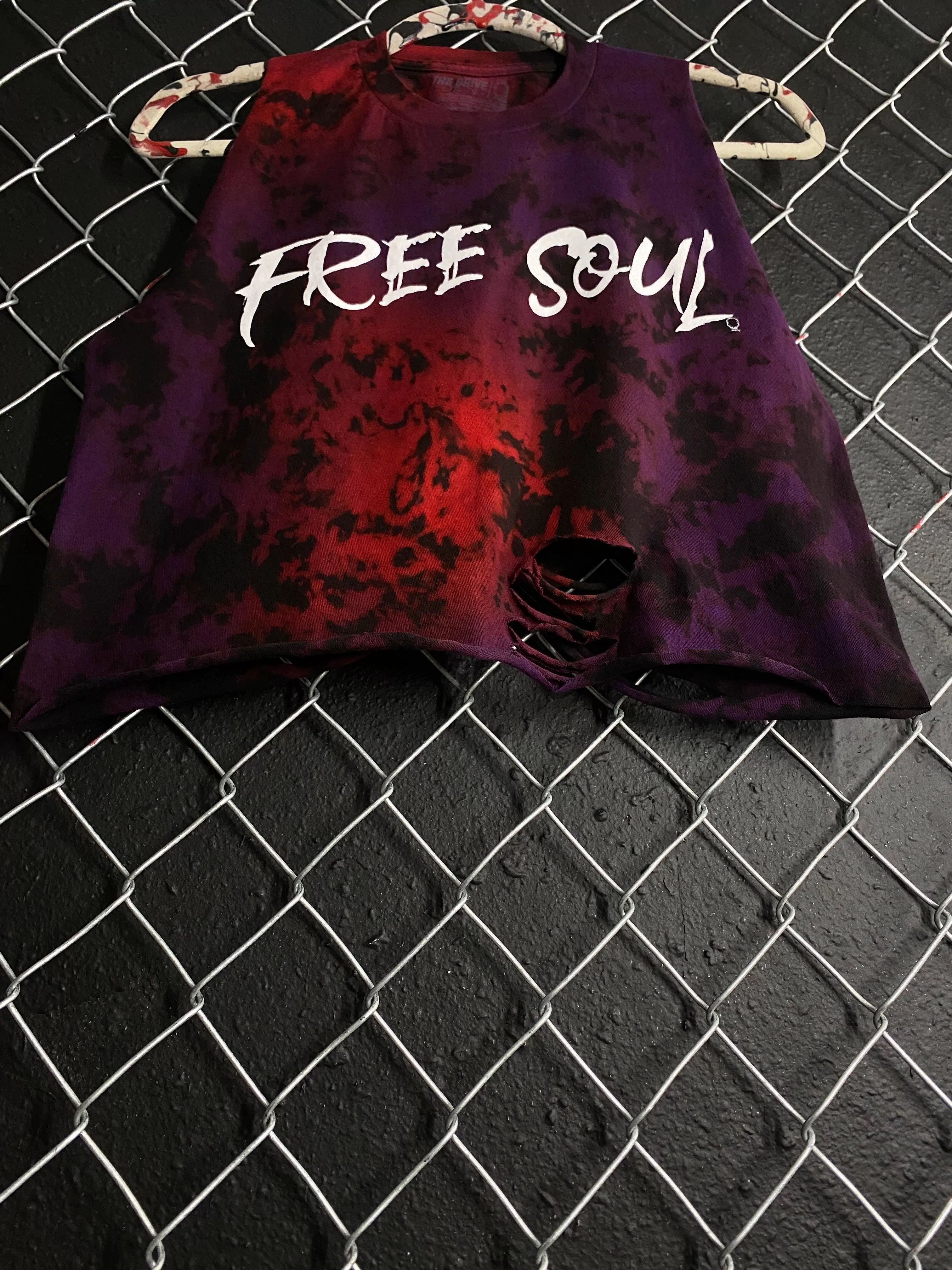 FREE SOUL CROP TANK TOP