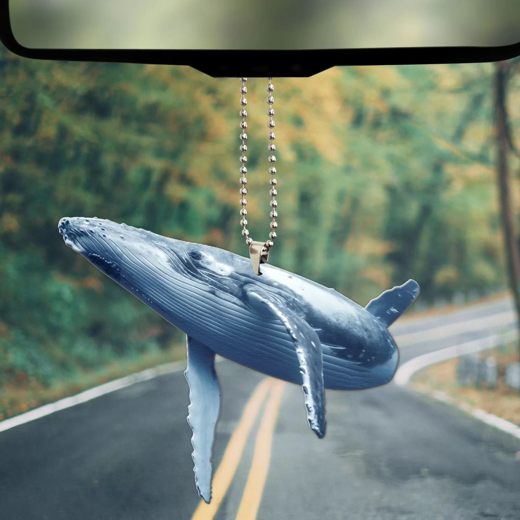 Gearhuman 3D Blue Whale Car Hanging