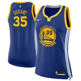 Golden State Warriors Kevin Durant Nike Swingman Icon Jersey Womens - Blue | Ireland Q3552Z0