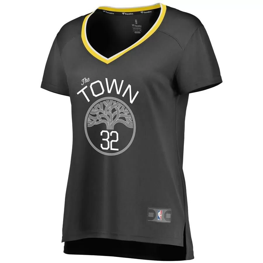 Golden State Warriors Marquese Chriss Fanatics Branded Fast Break Player Statement Jersey Womens - Black | Ireland S4306I3