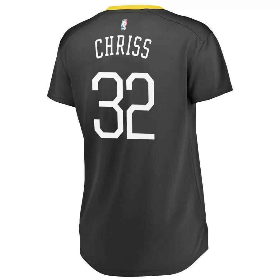 Golden State Warriors Marquese Chriss Fanatics Branded Fast Break Player Statement Jersey Womens - Black | Ireland S4306I3