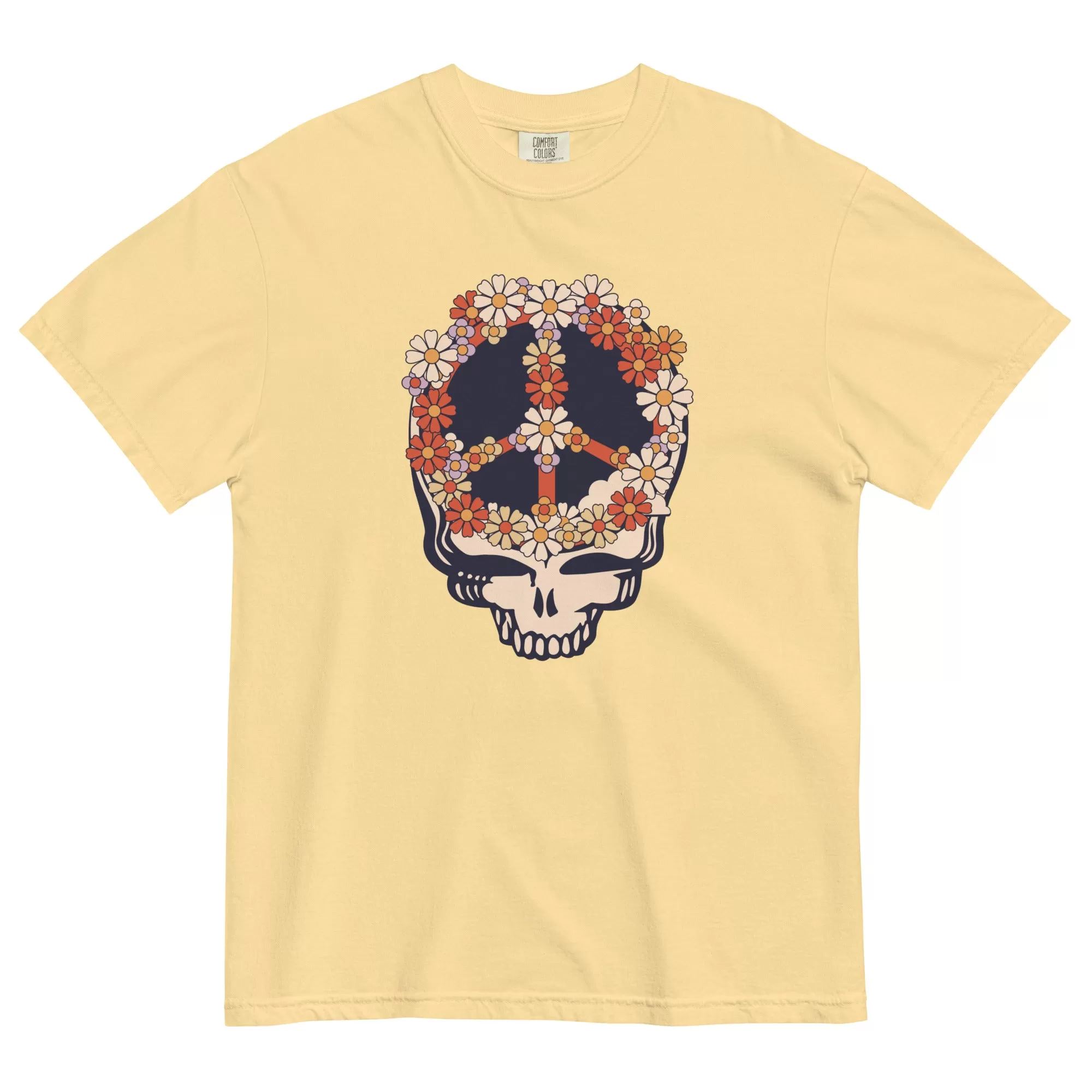 Grateful Dead | Pigment Dye Oversize Cotton Tee | Flowers in Her Hair