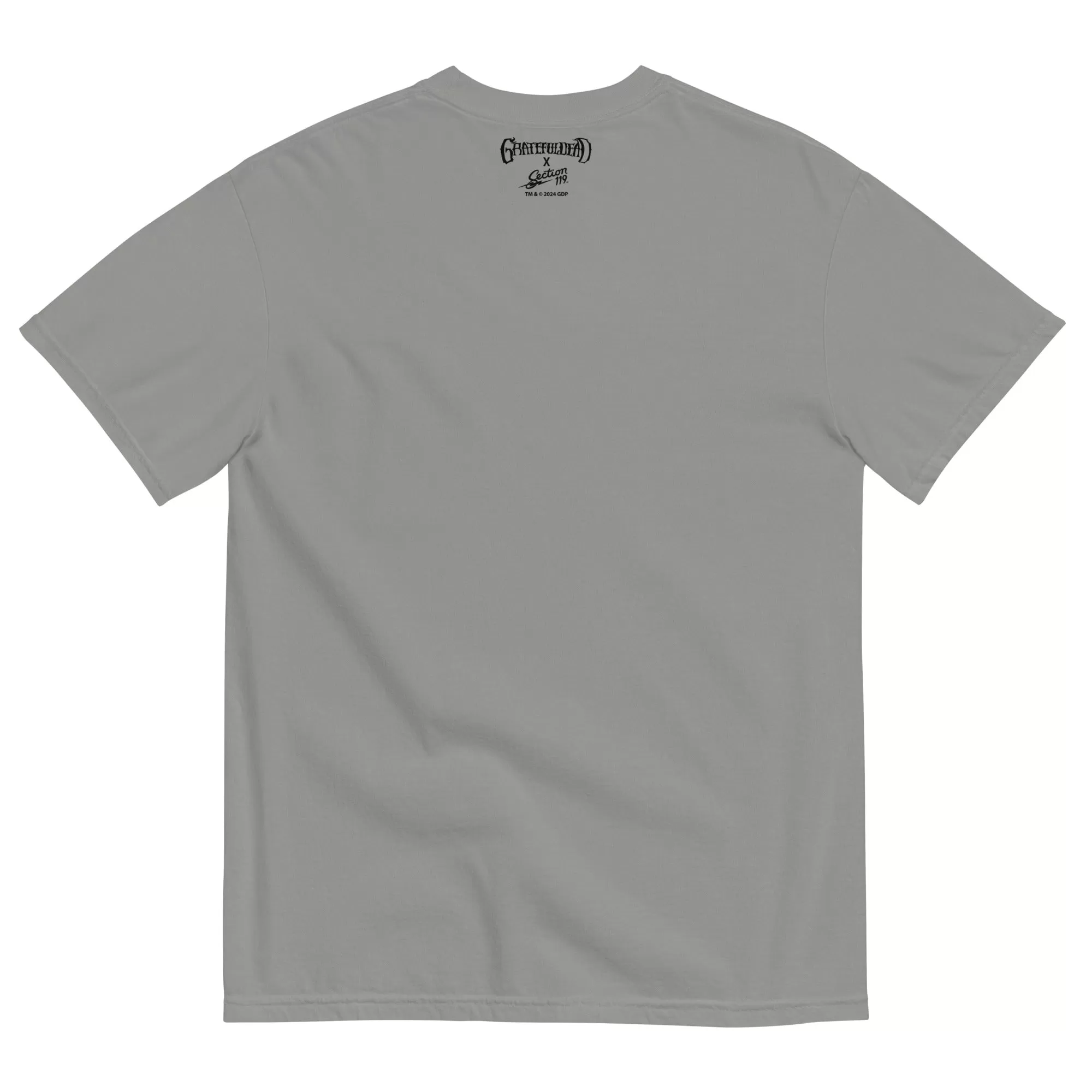 Grateful Dead | Pigment Dye Oversize Cotton Tee | Grey Mama Bear