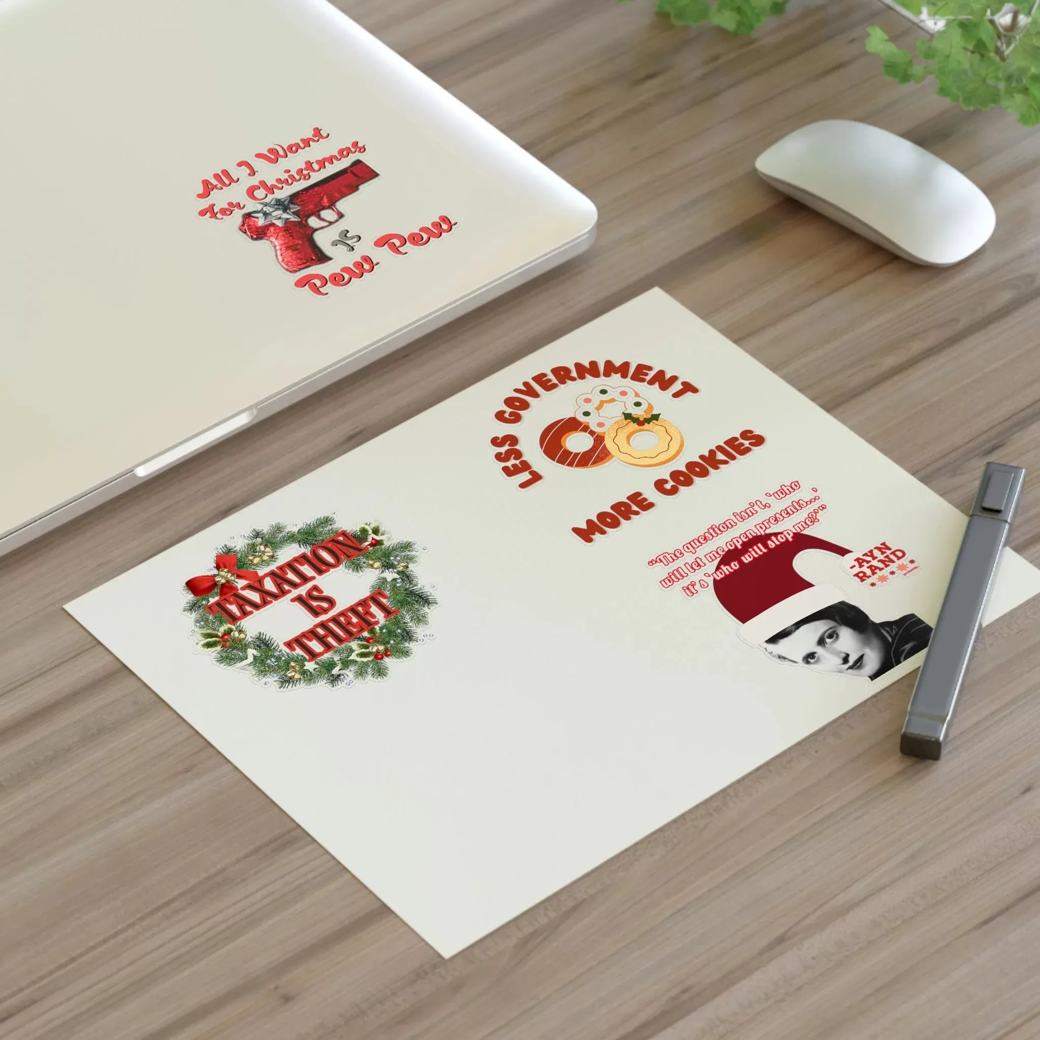 Holiday Liberty Themed Sticker Sheets