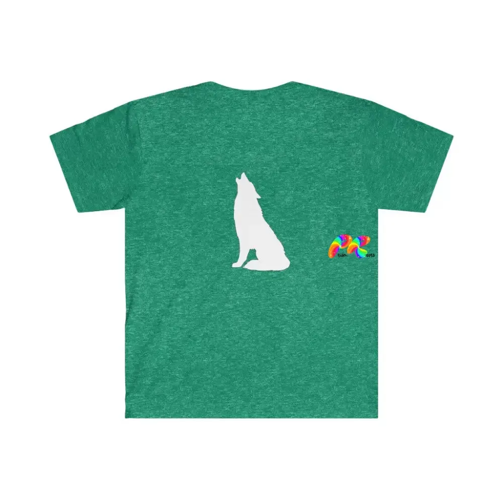 Howling Wolf Unisex Softstyle T-Shirt