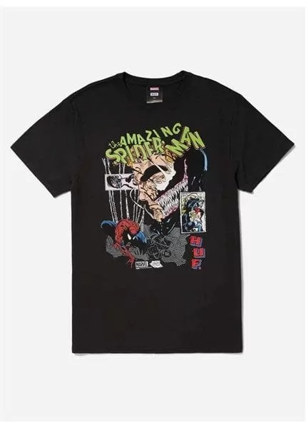 HUF x MARVEL SPIDERMAN/ BROCK WASHED TEE