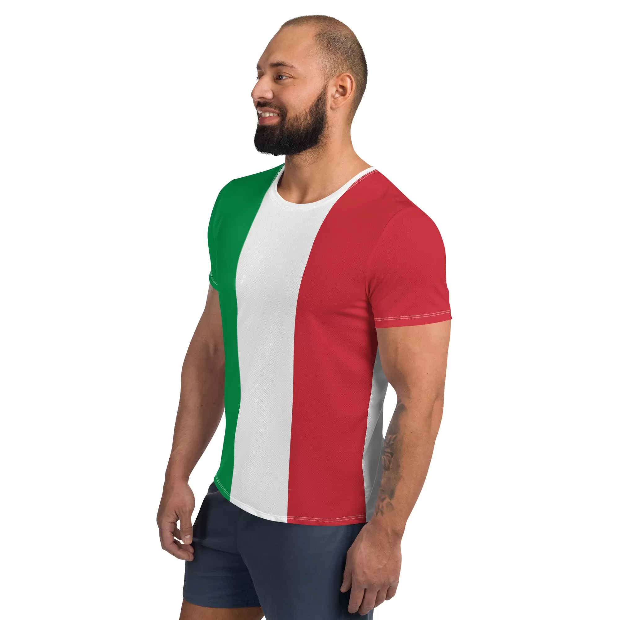 Italy Flag T-shirt / Athletic T-shirt Fot Italy Lover