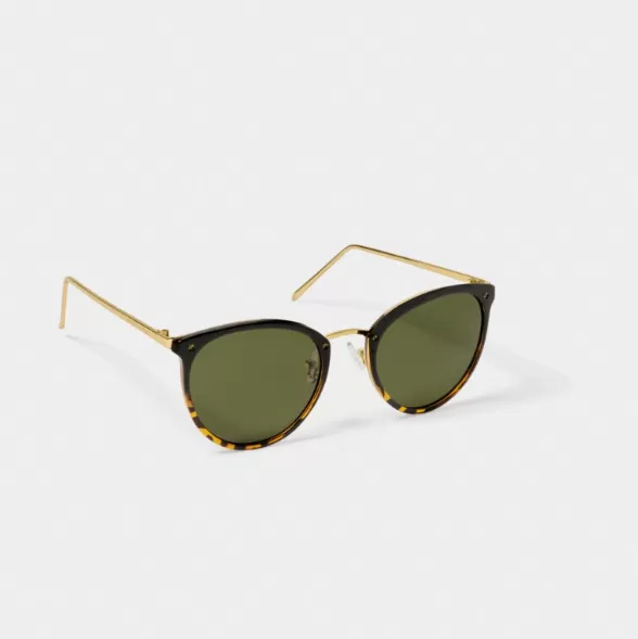 Katie Loxton Santorini Sunglasses in Gradient Black Tortoiseshell