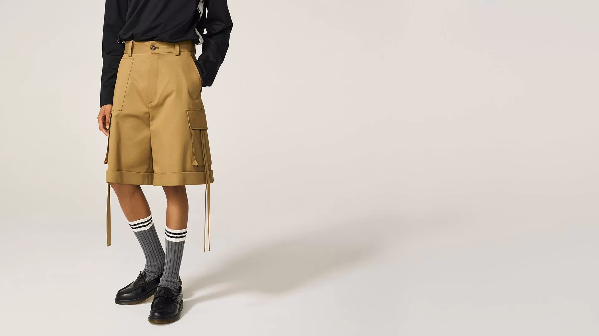 Khaki Eddie Cargo Shorts