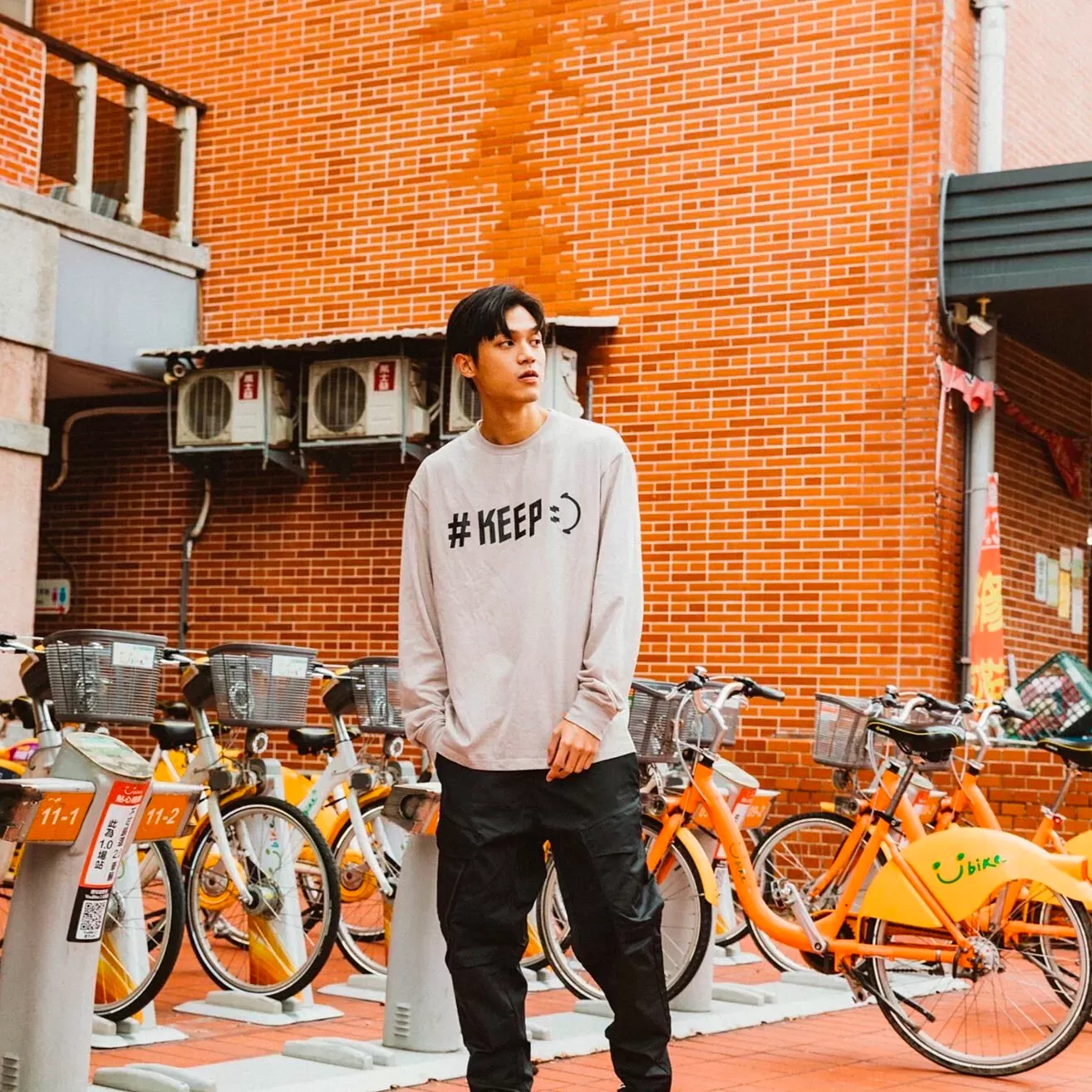 Kickstage #KEEP Long Sleeve Tee [KS99]