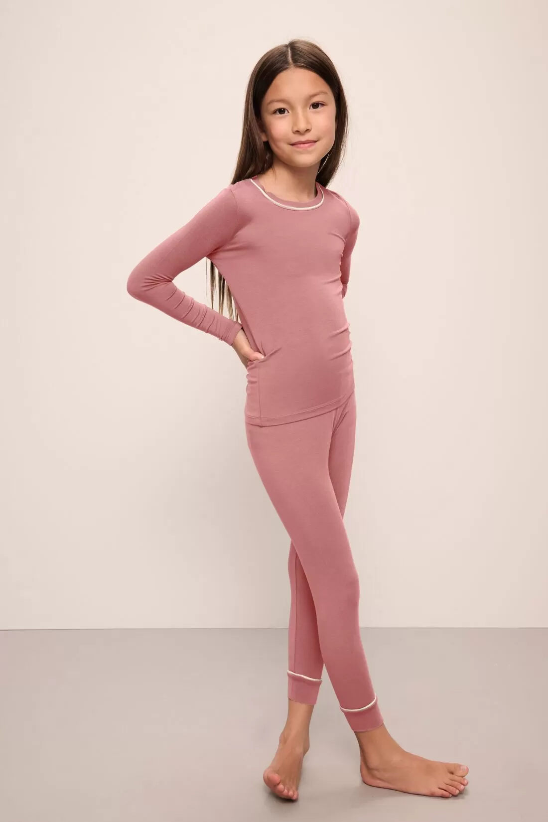 Kids TENCEL™ Modal Unisex Long PJ Set