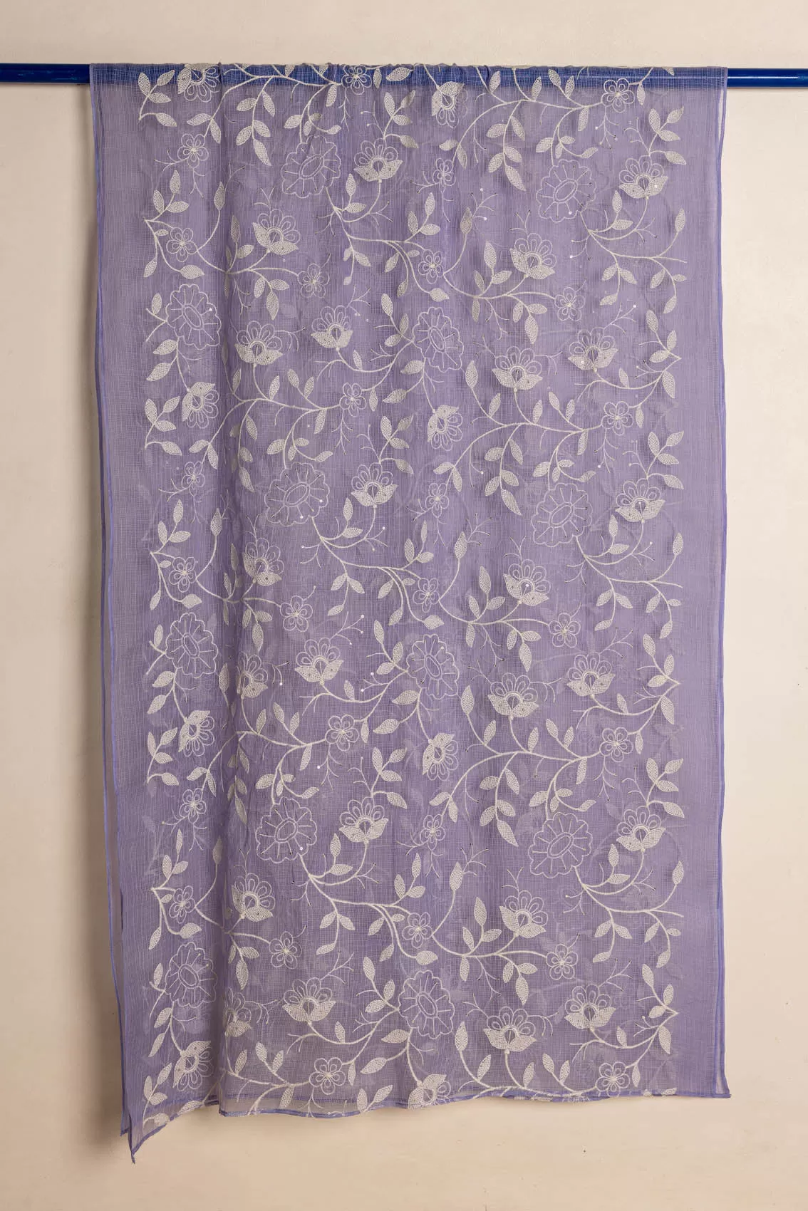 Lavender Embroidered Dupatta