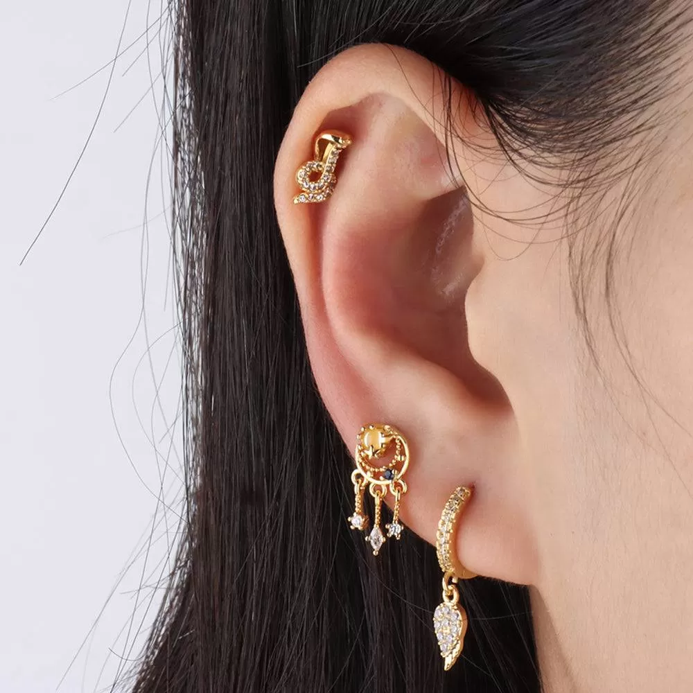 Leaf Drop Earring