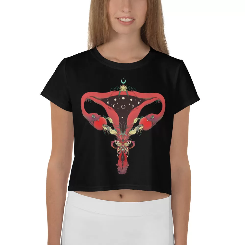 Lilith, Sublimation Crop Top