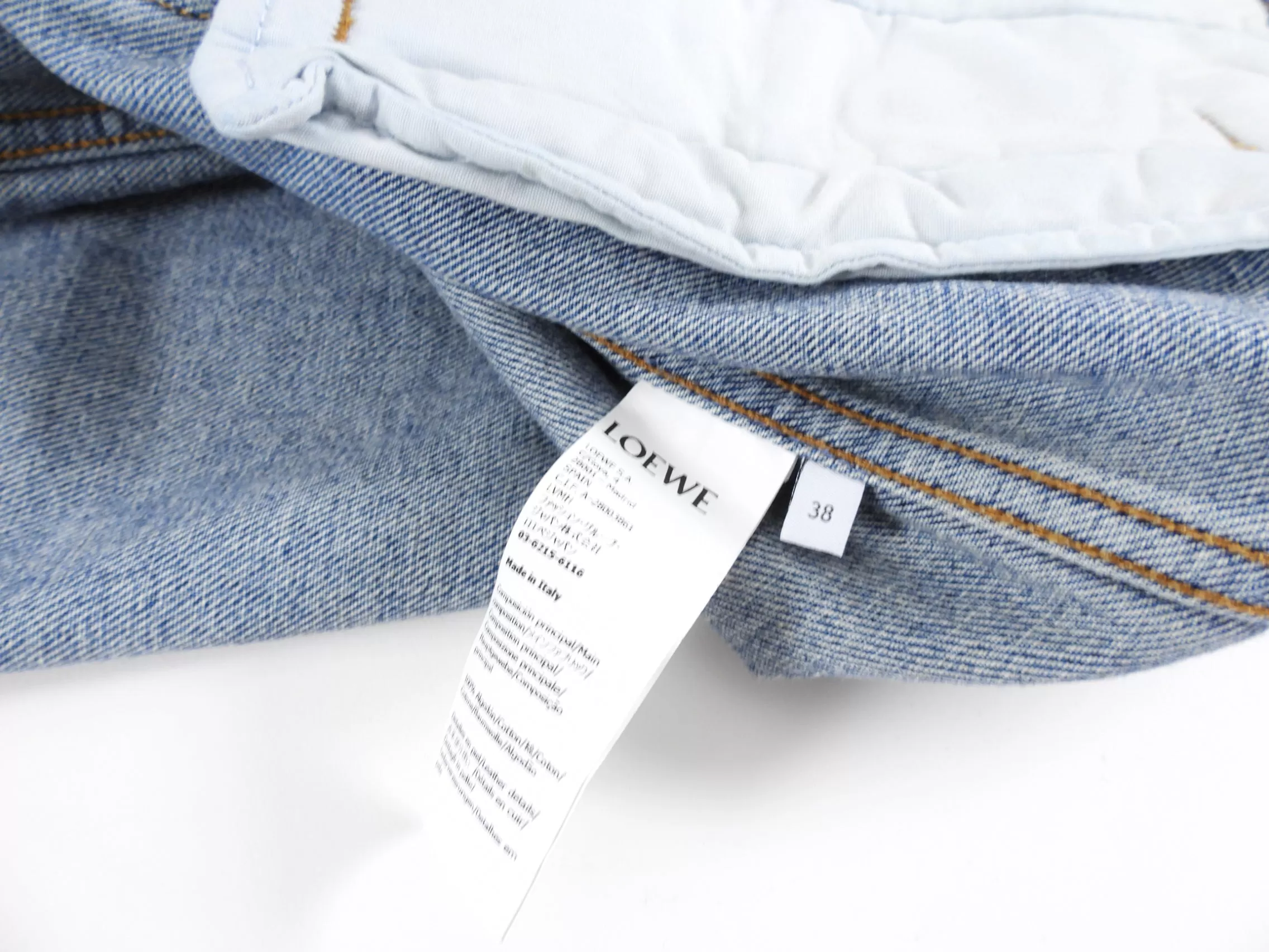 Loewe Blue Denim Anagram Jean Jacket - 38 (S)