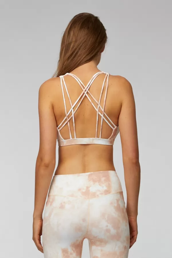 L'urv Activewear |  Solar Mist Crop - Apricot