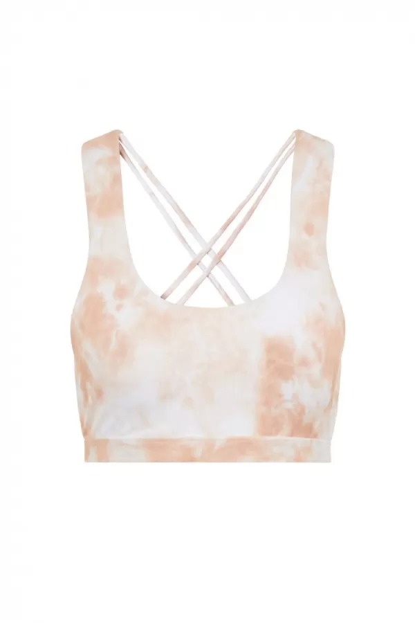 L'urv Activewear |  Solar Mist Crop - Apricot