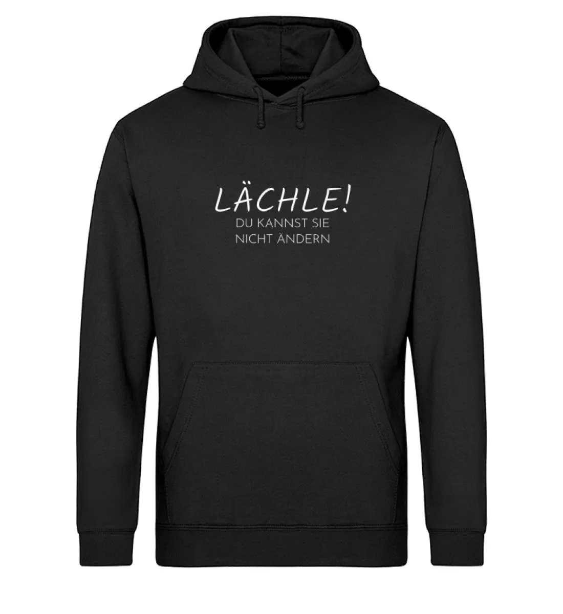 Lächle! Bio Hoodie Unisex