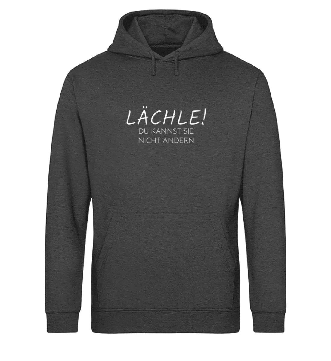 Lächle! Bio Hoodie Unisex