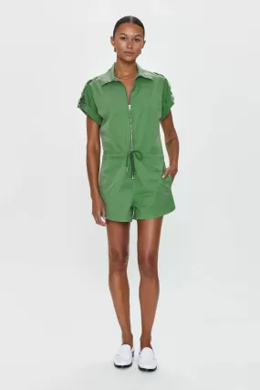 MEG ZIP FRONT JUMPSUIT (AVOCADO) - PISTOLA