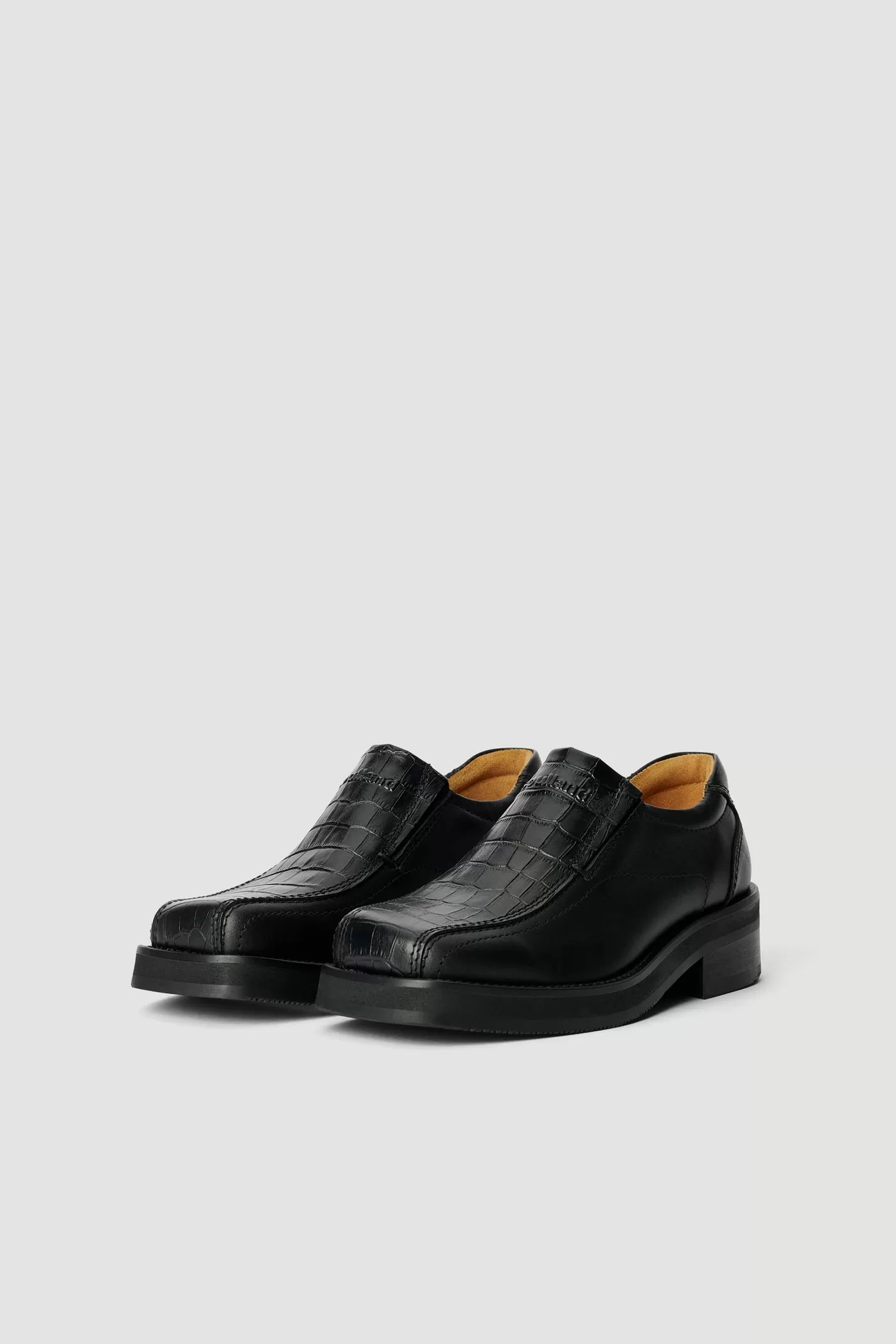 MIDORI croco loafers