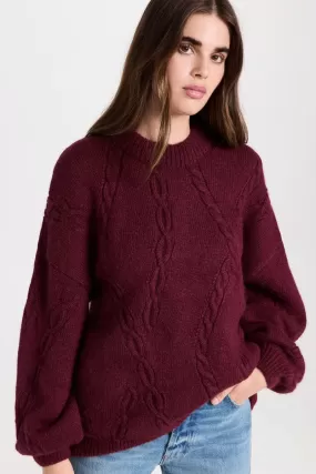 Mike Sweater - Burgundy