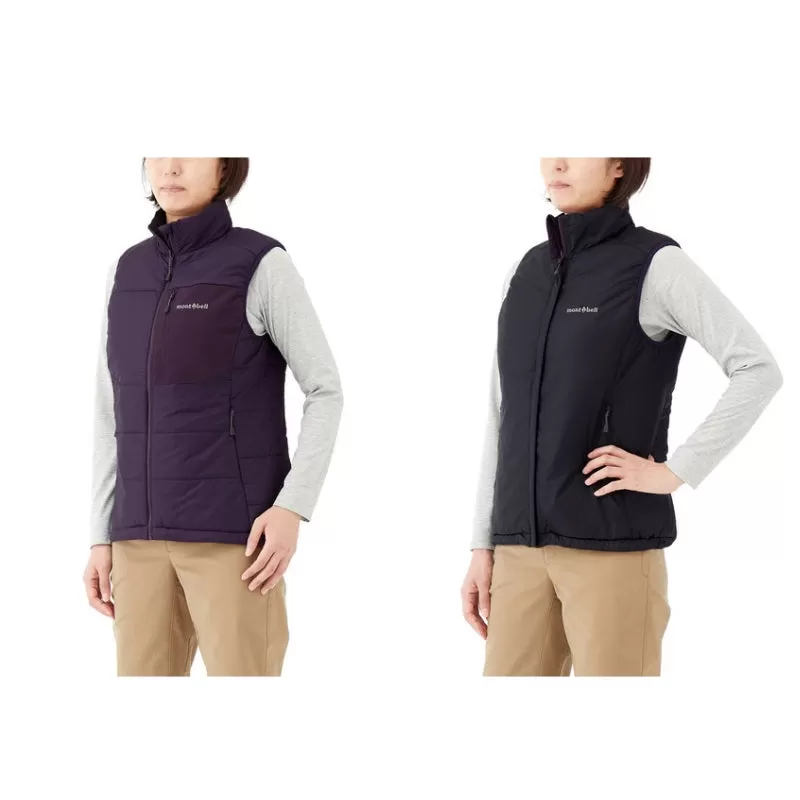 Montbell Jacket Women's US Thermawrap Vest - Purple EXCELOFT® Water-Repellent