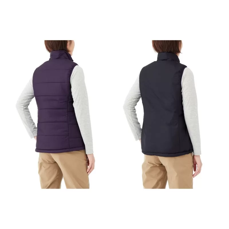 Montbell Jacket Women's US Thermawrap Vest - Purple EXCELOFT® Water-Repellent