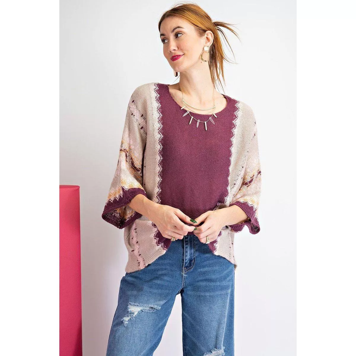 Multi Color Thread Sweater