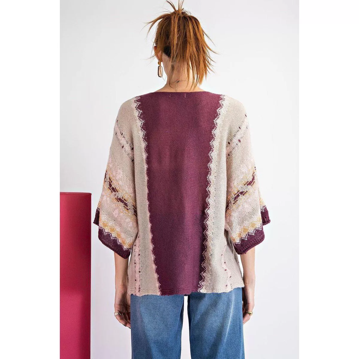 Multi Color Thread Sweater