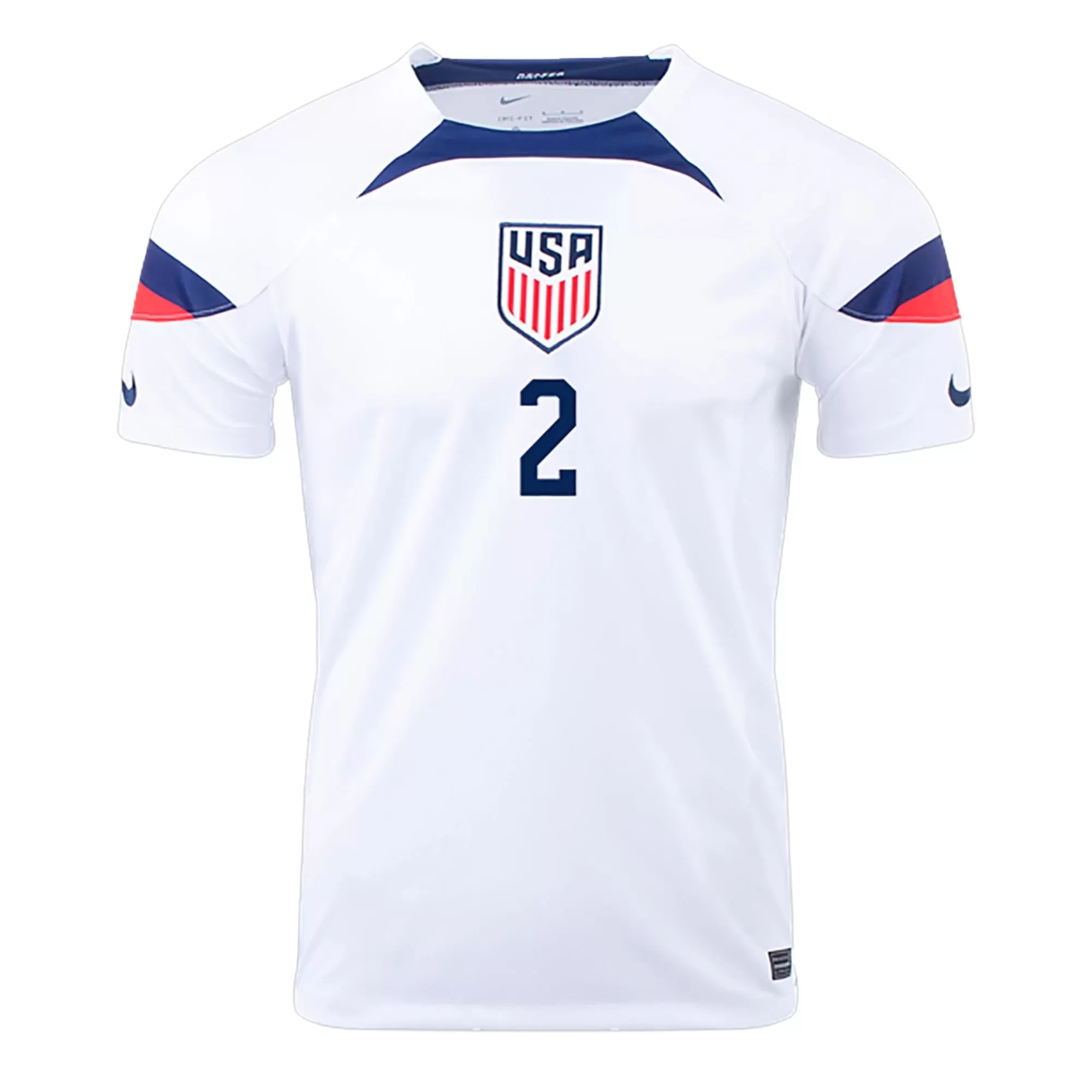 Nike Men's USA 2022/23 Dri-FIT ADV Home Jersey w/ Dest #2 Printing