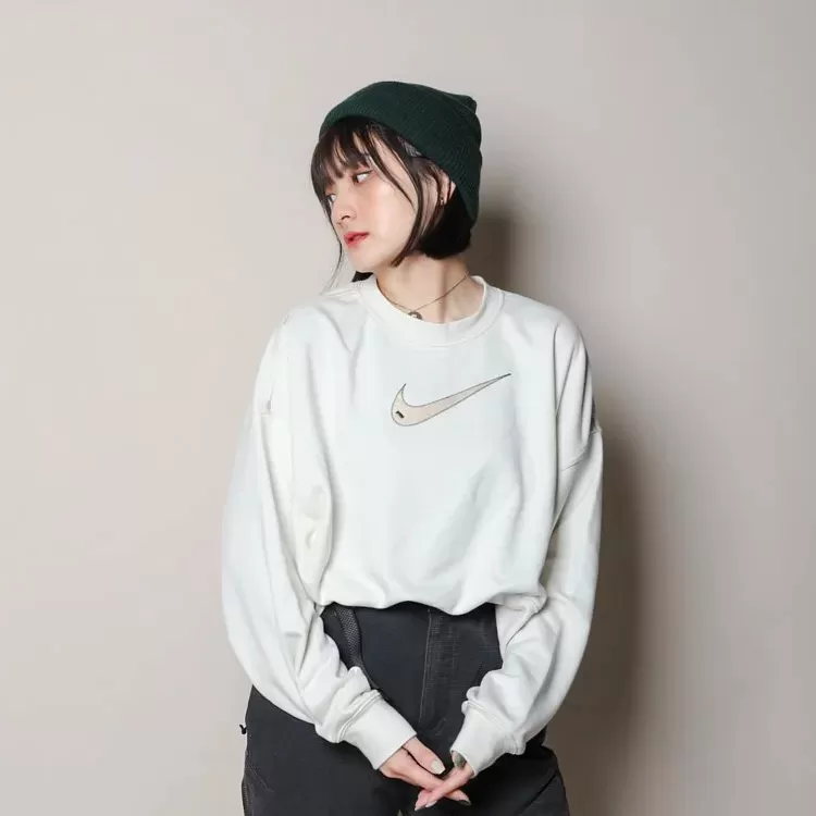 Nike NSW Swoosh Oversized Sweater (Women's) [DO7212]