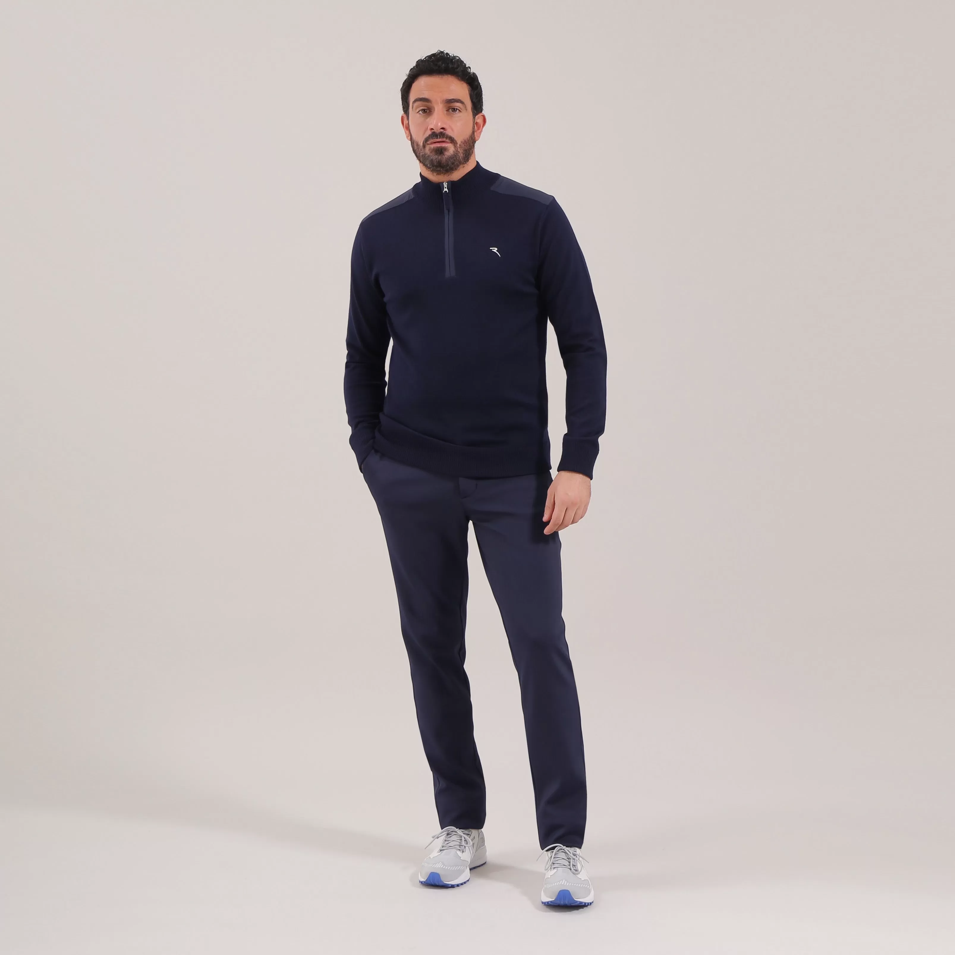 NOBODY | MERINO WOOL QUARTER ZIP