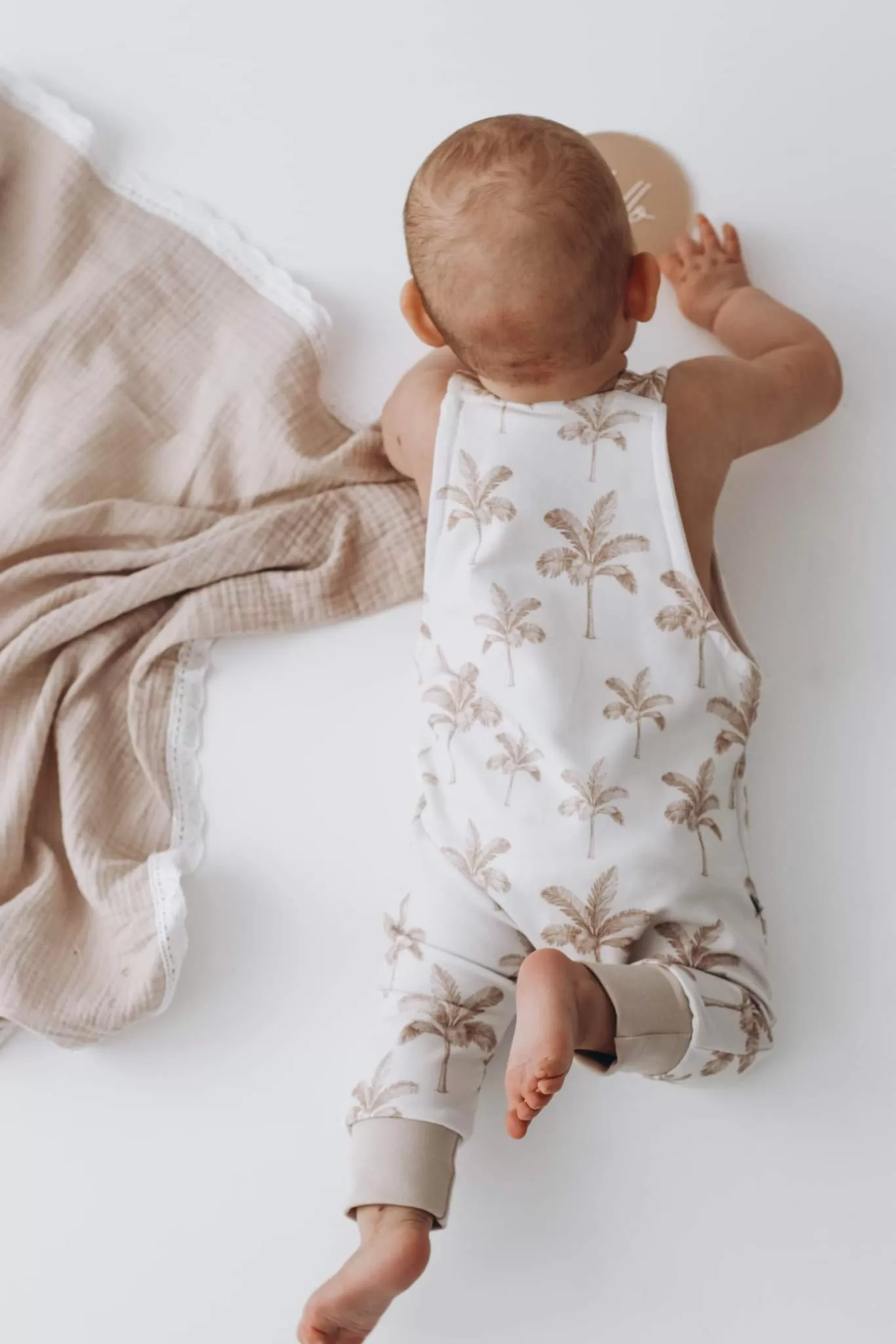 oasis long leg romper last one! - 3-6 mths