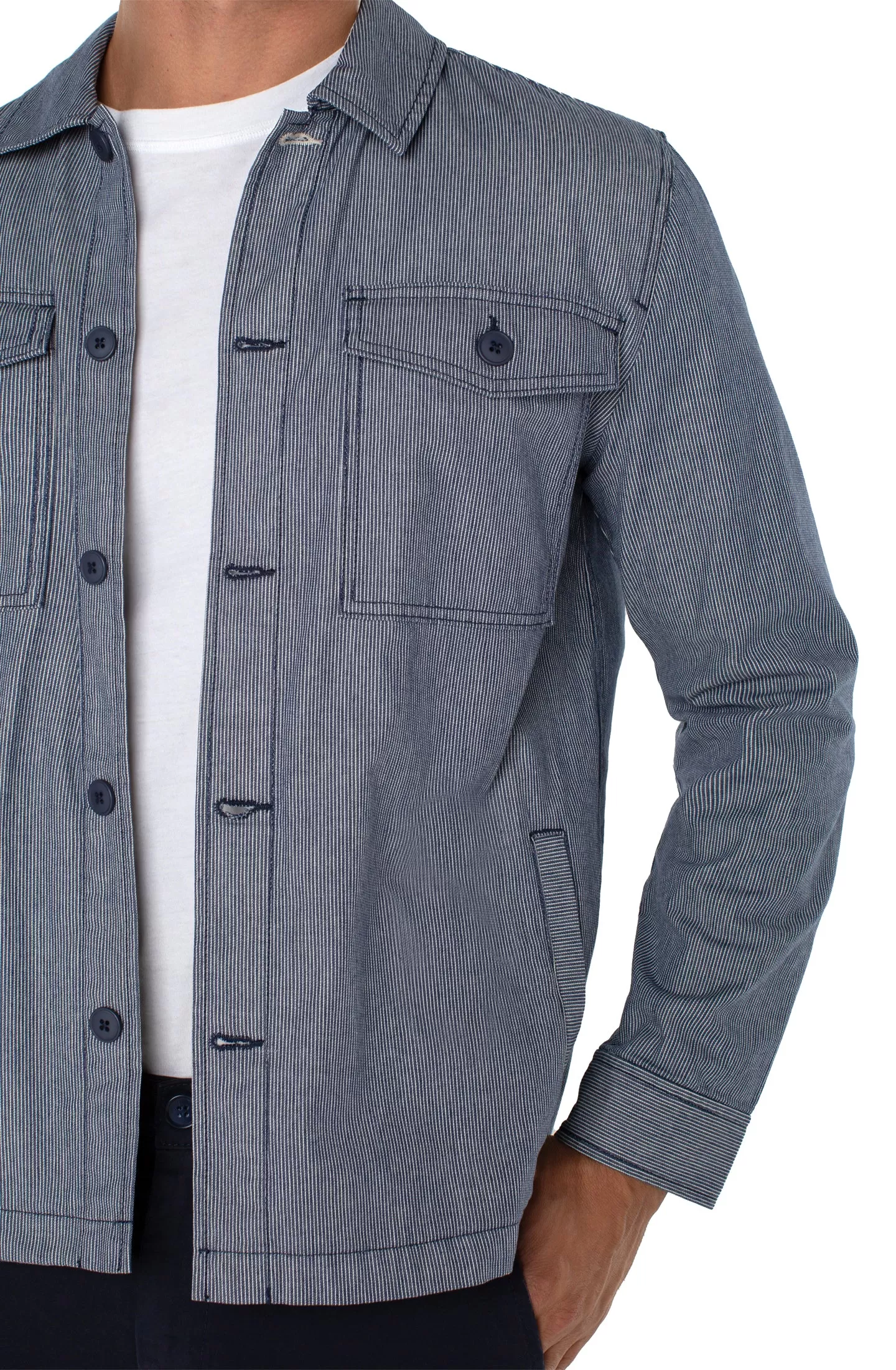 OVERSHIRT WITH FLAP POCKETS