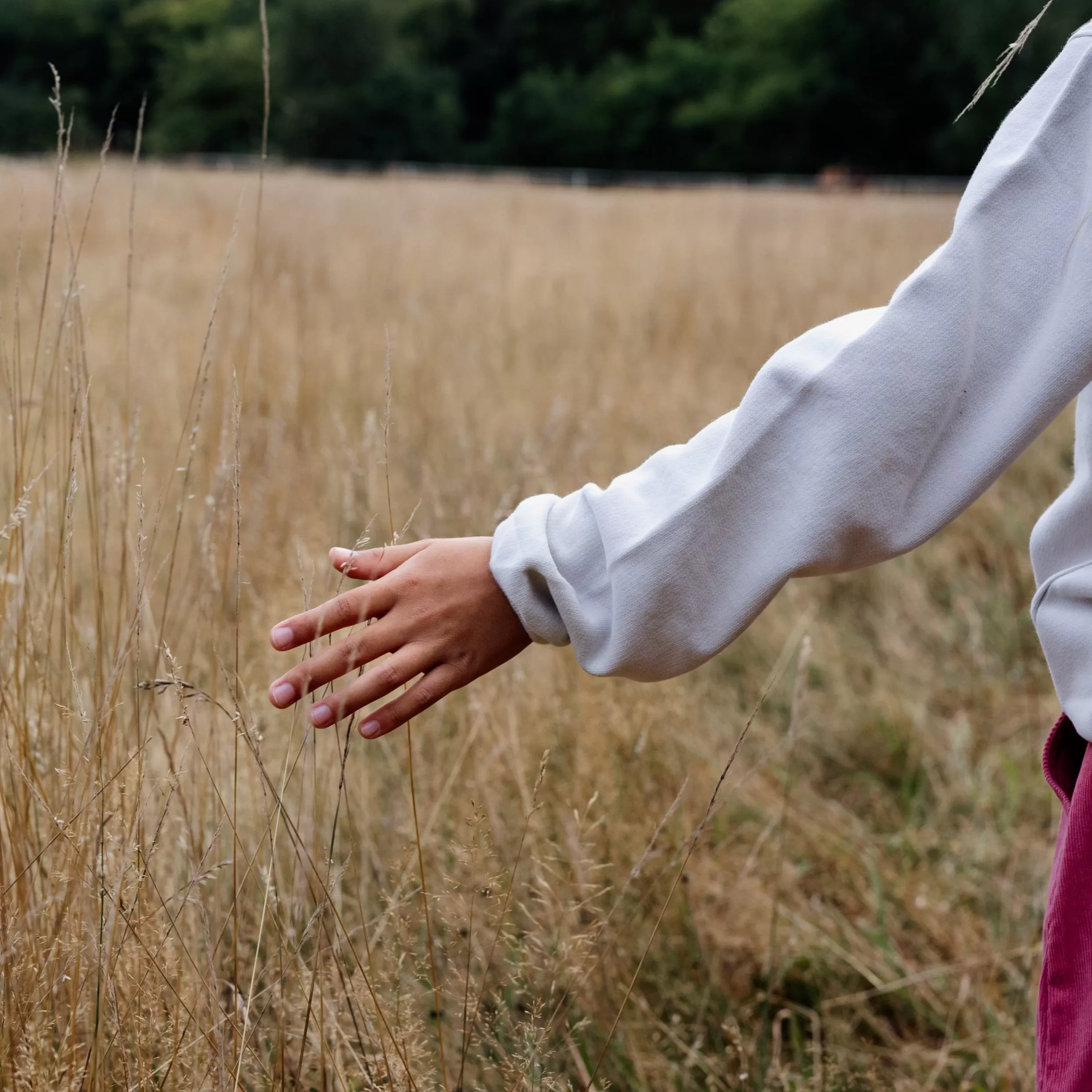 oversized Sweatshirt mit Raffung aus Bio Baumwolle