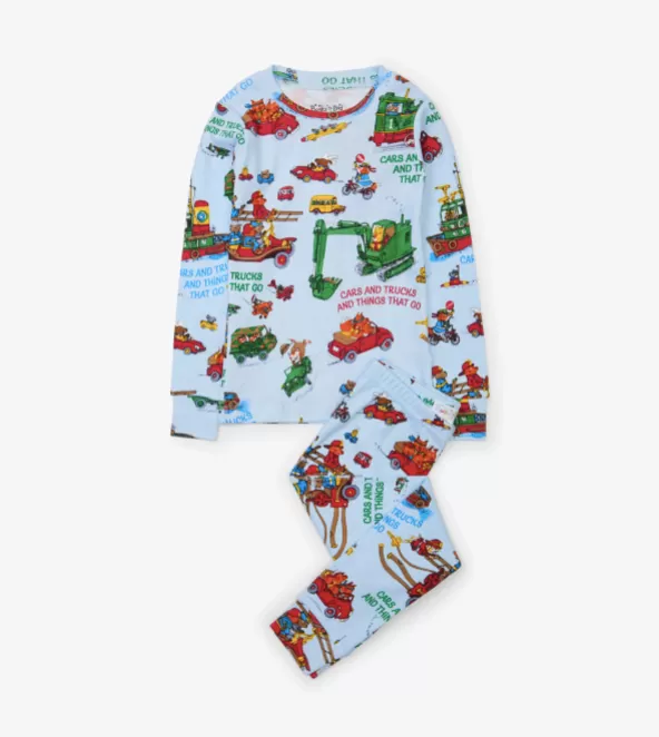 Pajamas and Book Set - Cars and Trucks