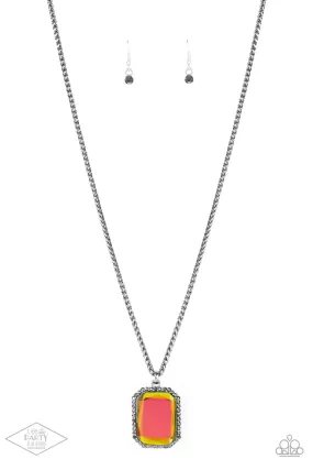 Paparazzi Let Your HEIR Down - Multi Oil Spill Necklace