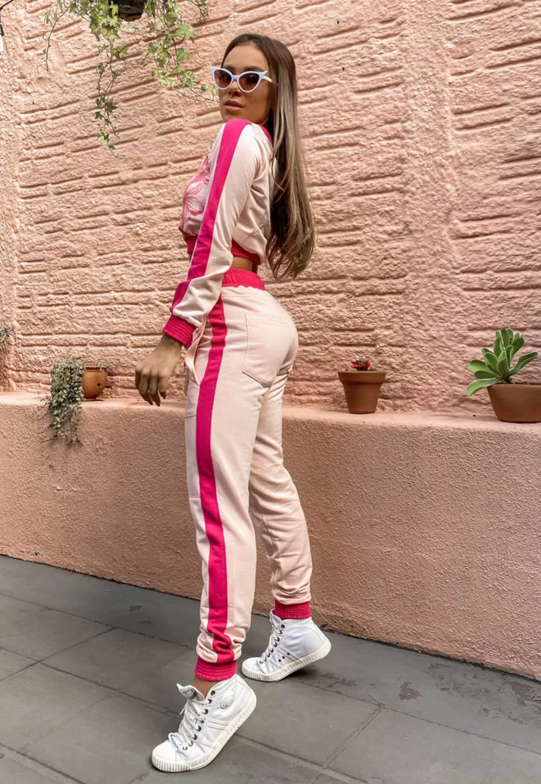 Pink Sweatsuit Set