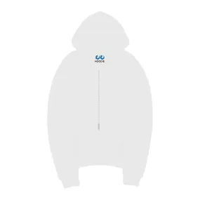 Plain Unisex Half Zip Hoodie