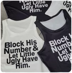 "Block Em" Crop Tops (White/Black)