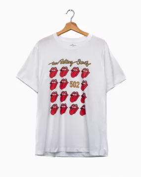 Rolling Stones Kentucky Flag Multi Lick White Tee